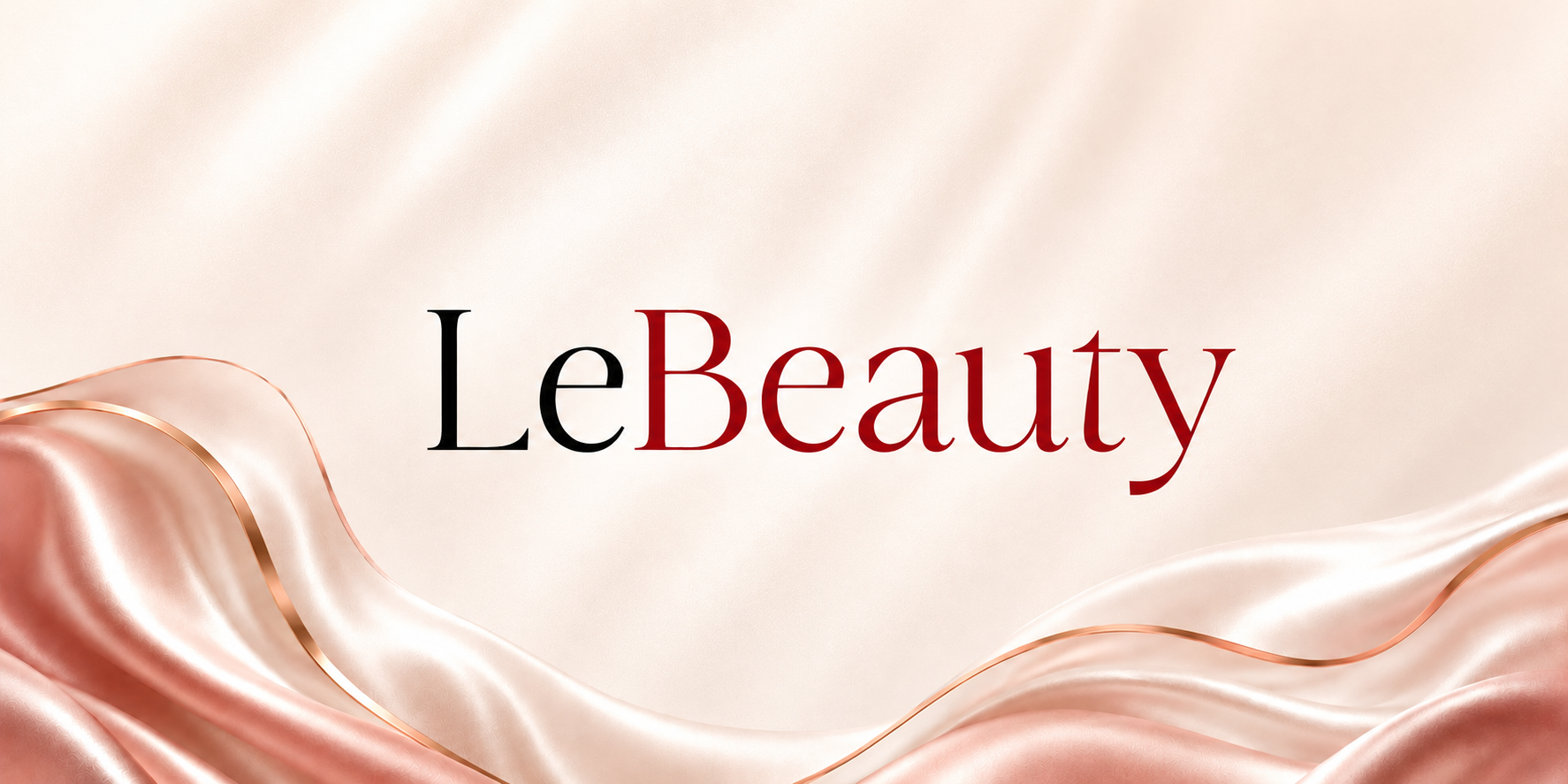 LeBeauty satin banner